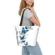 thumbnail image 2 of Disketp Blue Flying Butterflies for Women’s Casual Shoulder Tote Bag Cross-body Handbags for Shopping, Travel and Daily Use, 2 of 6