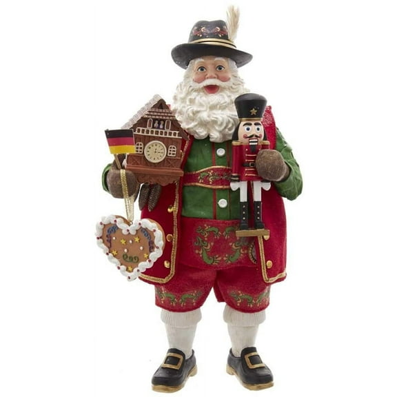 Kurt Adler 11-Inch Fabriché Musical German Santa