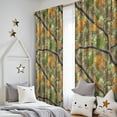 thumbnail image 5 of Blackout Kids Curtains,Camo and Oak Green Pattern Children's Insulated Curtains Set Of 2,Bedroom Essentials,Toddler Room Decor 52"x84", 5 of 5
