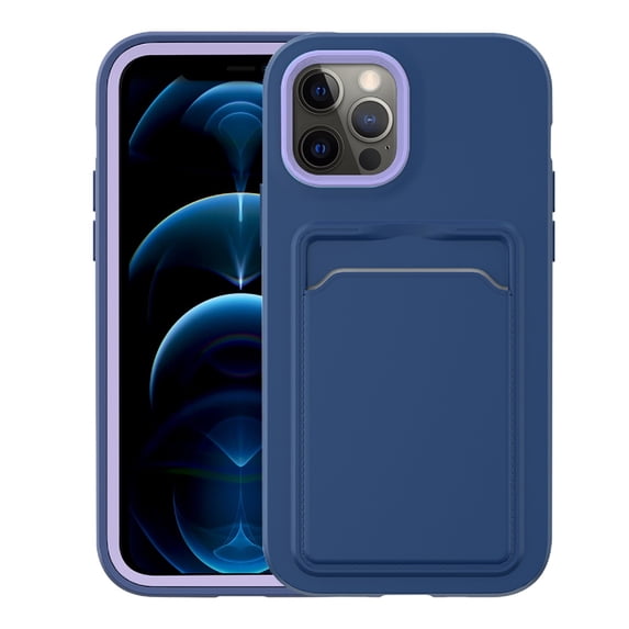 K-Lion for iPhone 14 Pro Hybrid Slim Case with Card Slot Shockproof Scratch Resistant Full Body Protective Lightweight Case Cover for iPhone 14 Pro,Royalblue