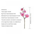 thumbnail image 6 of Artificial Magnolia Flowers, Fake Real Touch Magnolia Bouquet for Floral Arrangements, White Silk Long Stem Magnolia with Green Leaves for Tall Vase Home Office Decor, 6 of 7