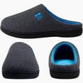 thumbnail image 3 of Slipper RockDove Original, espuma viscoelástica bicolor para hombre, gris y azul, 3 of 6