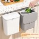 thumbnail image 5 of Cubo de Basura de Cocina, Puerta de Armario para el Hogar, Cubierta Deslizante Colgante, Cubo de Almacenamiento, Cubo de Basura, Cubo de Basura Montado en la Pared, Blanco, 5 of 10