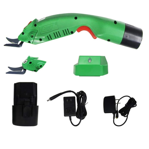 Tijeras Eléctricas Inalámbricas Mxbaoheng Wbt-2 Para Cortar Tela/Alfombra/Esponja/Cartón Cortador De Tijeras Recargables Con 2 Cuchillas