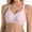 #954-Pink, variant on Wowcloth Women's Sports Bra for Running, Front Closure Yoga Bra with Support, Breathable Workout Top for Gym and Fitness