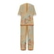 thumbnail image 5 of Puntoco-Conjunto de traje de dos piezas para mujer, top corto con cuello redondo y pantalones informales, estampado de verano, liquidación Puntoco Puntoco-3190, 5 of 5