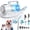 White, variant on EVLIVE Dual-Head Car Fan for Back Seat, USB Car Fan with Clip, 12V/USB High Velocity Fan for Car SUV Truck Backseat Cooling