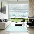 thumbnail image 7 of Ahgly Company Machine Washable Indoor Round Contemporary Light Slate Blue Area Rugs, 3' Round, 7 of 7
