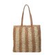 thumbnail image 3 of Bolso de hombro tejido de color contrastante para mujer, novedad de 2024, bolso de mano de gran capacidad para viajes de ocio y vacaciones, 3 of 5