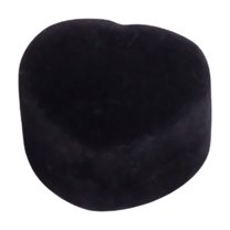 Matoen Valentine's Day Gift-Heart shaped Flocking Ring Box Flip Lid Ring Storage Box Proposal Jewelry Gift Packaging Storage