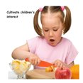 thumbnail image 3 of Nylon Kitchen Knife,Casewin 3 Colors Kids Kitchen Knife Set 3 Sizes Children's Safe Cooking Chef Nylon Knives for Fruit Lettuce Vegetable Salad Bread, 3 of 8
