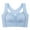 Light Blue, variant on Womens Bras Comfortable Women's True Body Triangle Lace Racerback Bra (Beige,XL)