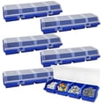 thumbnail image 1 of Caja de almacenamiento YEXEXINM organizadora de tornillos 6 unidades 30x10x6 cm, 1 of 7