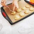 thumbnail image 5 of Cheer Collection Set of 3 Nonstick Baking Pans with Silicone Grip Handles Carbon Steel Bakeware Set, 5 of 8