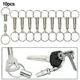 thumbnail image 3 of TALENO 10Pcs Quick Release Keychain with Double Metal Keyring Quick Detach Key Holder, 3 of 7