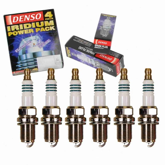 6 pc DENSO Iridium Power Spark Plugs compatible with Audi A6 Quattro 3.0L V6 2009-2016