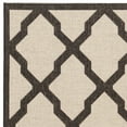 thumbnail image 3 of SAFAVIEH Beach House Loraine Trellis Indoor/Outdoor Area Rug Cream/Brown, 4' x 6', 3 of 5