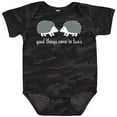 thumbnail image 3 of Inktastic Twin Hedgehogs Baby Boys or Girls Baby Bodysuit, 3 of 5