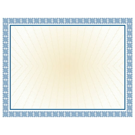 Masterpiece Studios Certificates 8.5" x 11" Westminster Blue 100/Pack (961032)