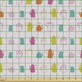 thumbnail image 2 of Tea Party Sofa Upholstery Fabric by the Yard, Teapots in Retro and Modern Style British Tradition Kitchen Drink Cafe Graphic, Decorative Fabric for DIY and Home Accents, Multicolor by Ambesonne, 2 of 5