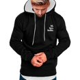 thumbnail image 1 of Gibobby Sudadera polar hombre Sudadera Forro Polar cómoda Sudadera con Capucha para Hombre(Negro,CH), 1 of 3