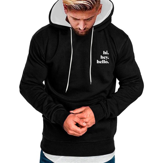 Gibobby Sudadera polar hombre Sudadera Forro Polar cómoda Sudadera con Capucha para Hombre(Negro,CH)
