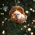 thumbnail image 1 of Adornos acrílicos para árbol de Navidad | Decoraciones navideñas 2D para el árbol | Juego de 6 colgantes irrompibles con cinta para decoración navideña de interiores y exteriores, 1 of 5