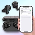 thumbnail image 4 of Bearachild 1 par de auriculares con carga USB HiFi compatible con Bluetooth 5,0 en la oreja auriculares inalámbricos para escuchar música juego Cables de audio/vídeo, 4 of 6