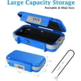 thumbnail image 3 of Travel Portable Lock Box Digit Combination Lockbox Cash Box Mini Security Case with Removable Chain Portable Beach Box for Travel Beach Office Hotel Cars Dorms, 3 of 7