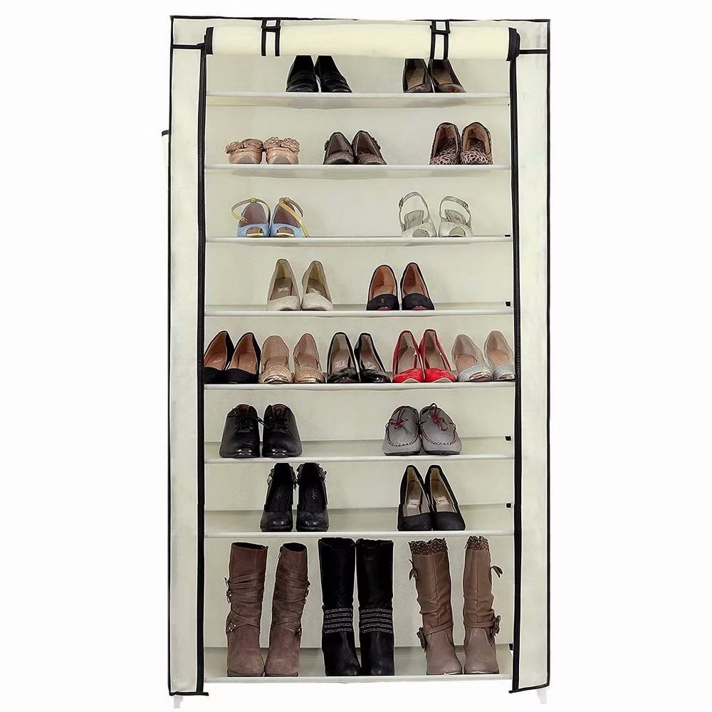 Shoe Rack Organizer Storage Shelf Tier Cabinet Closet Tower 10 Home Cover Holder