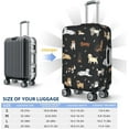 thumbnail image 2 of Cute Dogs Luggage Suitcase Covers Elastic Washable Luggage Protector Travel Suitcase Protective Cover For Kid And Adult, S (Fit 18-21 Inch Luggage), 2 of 6