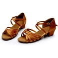 thumbnail image 2 of Women Fashion Dancing Prom Ballroom Latin Dance Shoes Sandals Women's Shoes Wide Width, 2 of 15