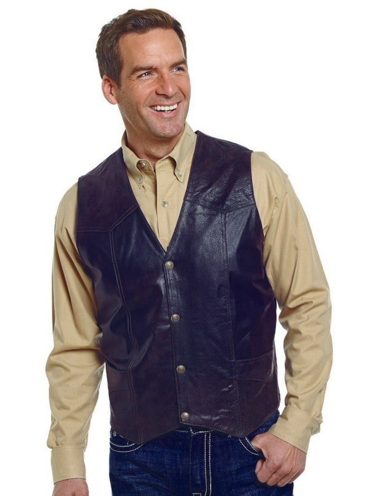 Cripple Creek Outerwear Vest Mens Suede Leather Button ML3061A ...