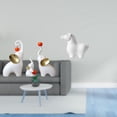 thumbnail image 2 of Esculturas De Porcelana De Elefantes Y Caballos, Figuras De Animales, Estatuas Decorativas, Artesanías, Adornos De Mesa Para Sala De Estar, Dormitorio, Oficina, Armario Y Chimenea., 2 of 8