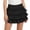 Black, variant on Girls Ruffle Tiered Mini Skirt Kids High Waist Flowy Boho Mini Skorts Summer Layered Ruffle Skirts 3-13 Years