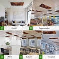 thumbnail image 6 of Brown Marble Magnetic Fluorescent Light Covers for Ceiling Lights 2x4Ft,Ombre Abstract Striped Mottled Aesthetic Office Classroom Kitchen Drop Ceiling Light Covers Lighting Filters Shade Panel 4Packs, 6 of 9