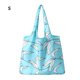 thumbnail image 3 of Cateissary Bolsa de compras Bolsa de hombro plegable portátil Bolsa de almacenamiento de comestibles reutilizable Almacenamiento y organización del hogar Azul S, 3 of 5