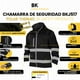 thumbnail image 3 of Chamarra Polar Thermic de trabajo impermeable con reflejante alta visibilidad Negro Bk Safety products talla Grande, 3 of 8
