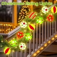 thumbnail image 6 of 20 Pc 10 Ft Christmas Ball Ornament Lights Christmas Decorations Lights with LED Hanging Ornaments for Xmas Trees Window Wall Outdoor Indoor Yard Decor (Classic)(One Size), 6 of 6