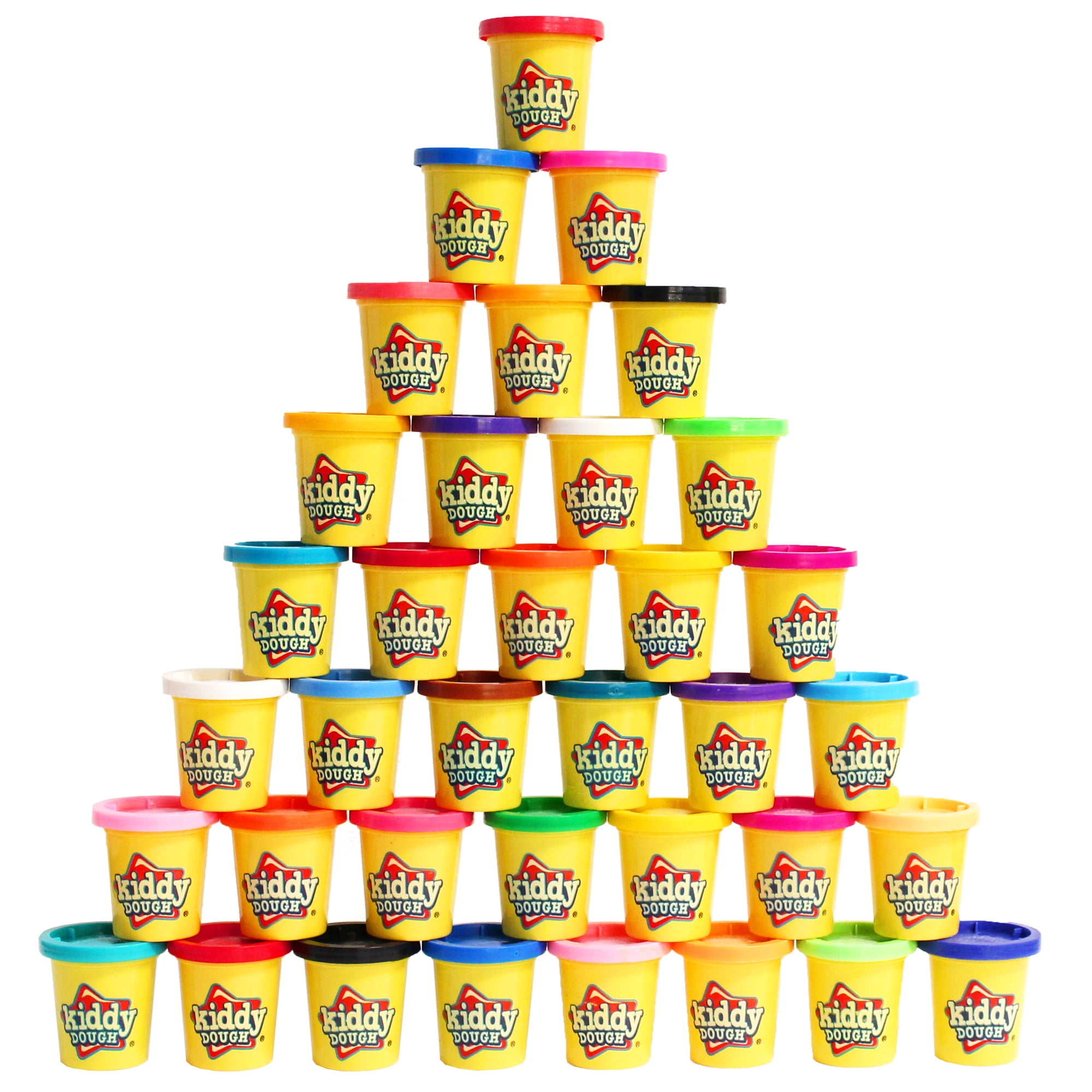 KIDDY DOUGH Compound 36 Pack of Color Dough Mega Modeling & Sculpting