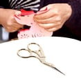 thumbnail image 3 of Crane Shape Scissors, Stainless Steel Sewing Tools for Cross Stitch, Fabric Craft Cutting, with Bright Finish and  Points, 2 Colors for You, Very Useful and Practical Tool for, 3 of 7