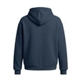 thumbnail image 4 of CONROSES Halloween Mens Knit Hoodies Pumpkin Face Graphic Long Sleeve Zip Up Waffle Pullover Hoodie for Men Fall Winter Hooded Sweatshirts with Pocket, 4 of 5