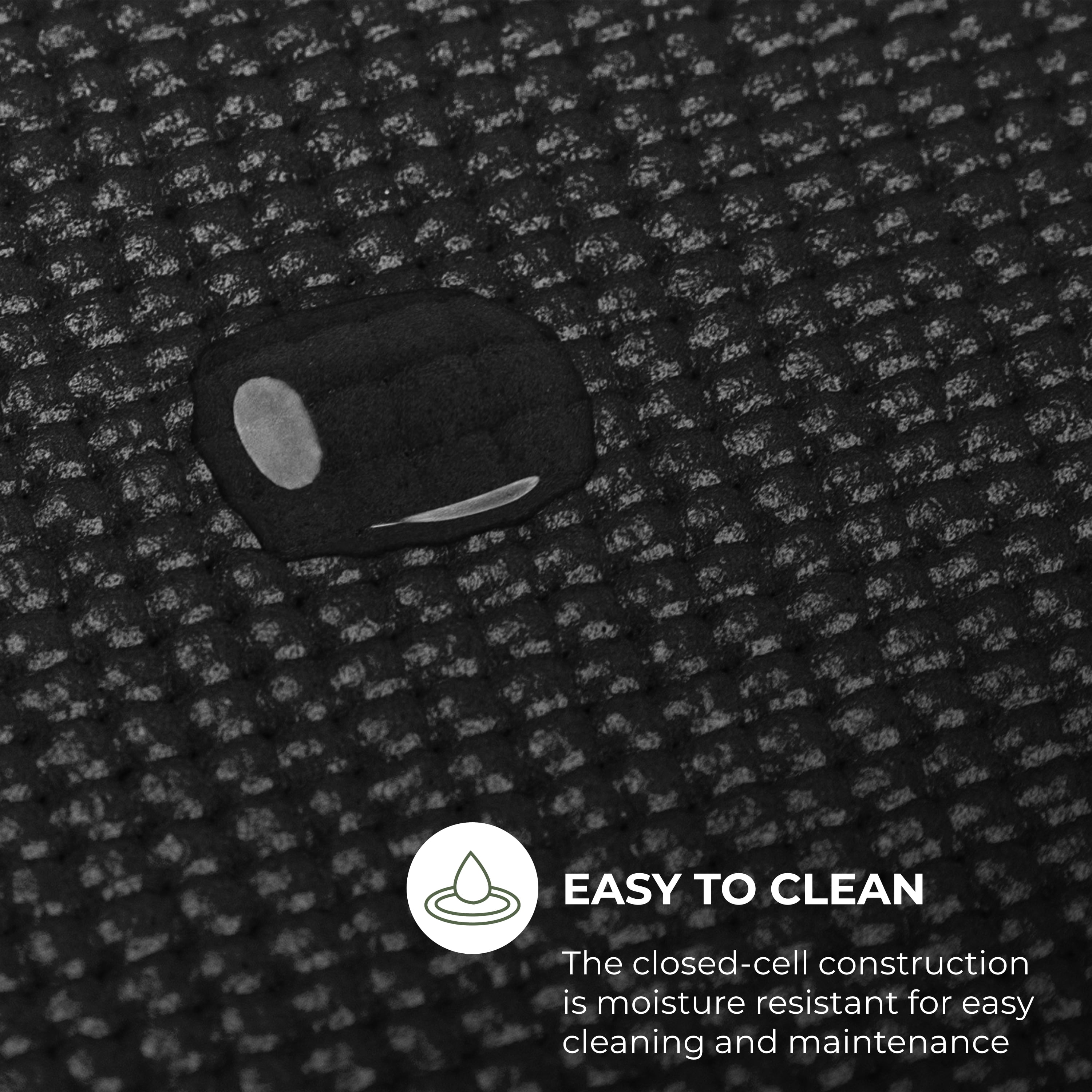 Explore Yoga Mat Roll by Sunshine Yoga (24"x 4mm x 100 ft) (Black)