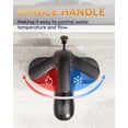 thumbnail image 5 of Wowow Bathroom Faucet Single Handle Oil Rubbed Bronze Centerset Bathroom Sink Faucet with Lift Rod Drain Assembly, Rv Lavatory Taps 3 Hole, 5 of 9