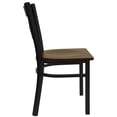 thumbnail image 4 of Bowery Hill Black Back Metal Dining Chair in Mahogany, 4 of 6