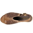 thumbnail image 4 of Roper Womens Mika Floral Embossed Peep Toe Shootie Pumps Dress Casual Shoes, 4 of 5