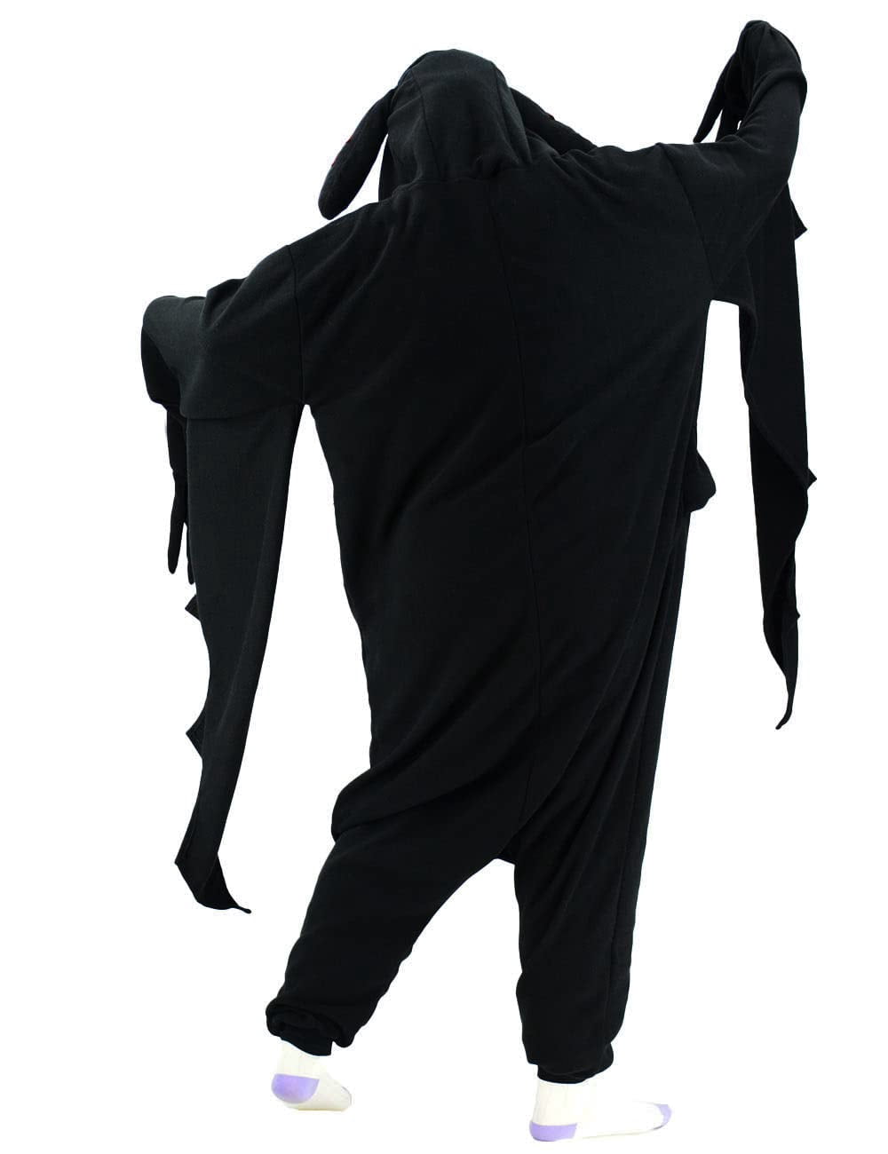 Unisex Adult Mothman Onesie Animal One Piece Costume Homewear Sleepwear for Women men