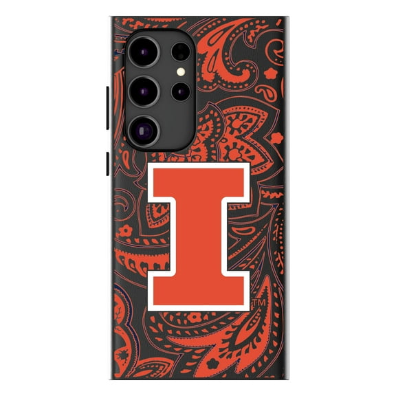 Keyscaper Illinois Fighting Illini Paisley Galaxy Magnetic Bump Case