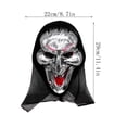 thumbnail image 2 of Vintage Witch Mask for Halloween Horror Parties, Spook-tacular Scary Accessory for Trick-or-Treating, Themed Events, and House Decorations, Adjustable Fit, 2 of 7