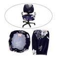 thumbnail image 3 of Funda extraíble para silla de ordenador, suave, antisuciedad, lavable a máquina, giratoria, funda para silla, funda para sillón de oficina, silla de E Gloria funda para sillas de oficina, 3 of 9